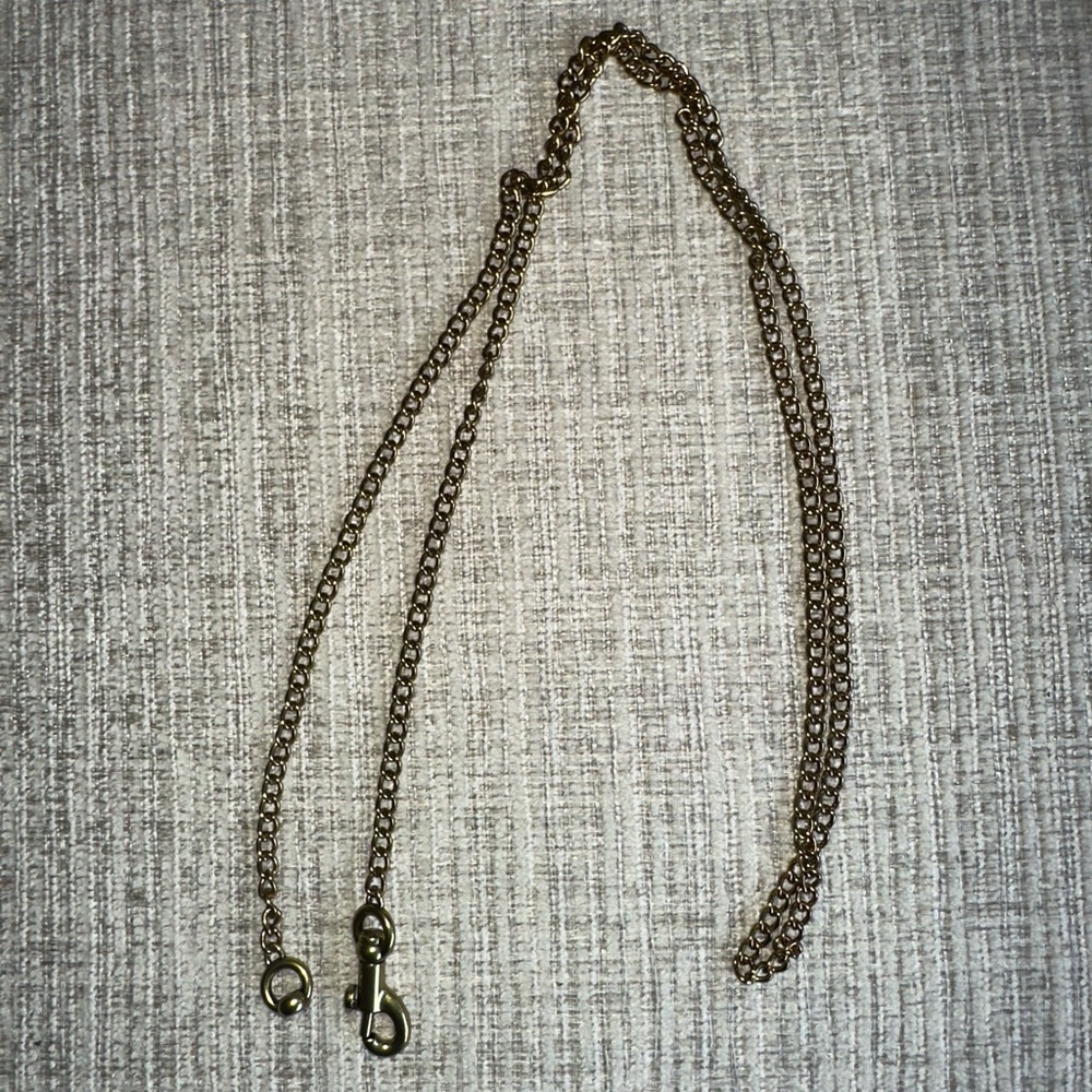 Coach Cross Body Chain Strap Replacement- Brass